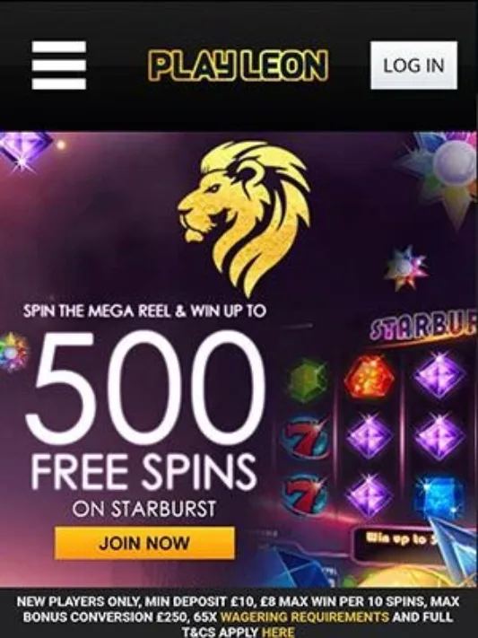 Play Leon, das Casino mit dem Mega Reel